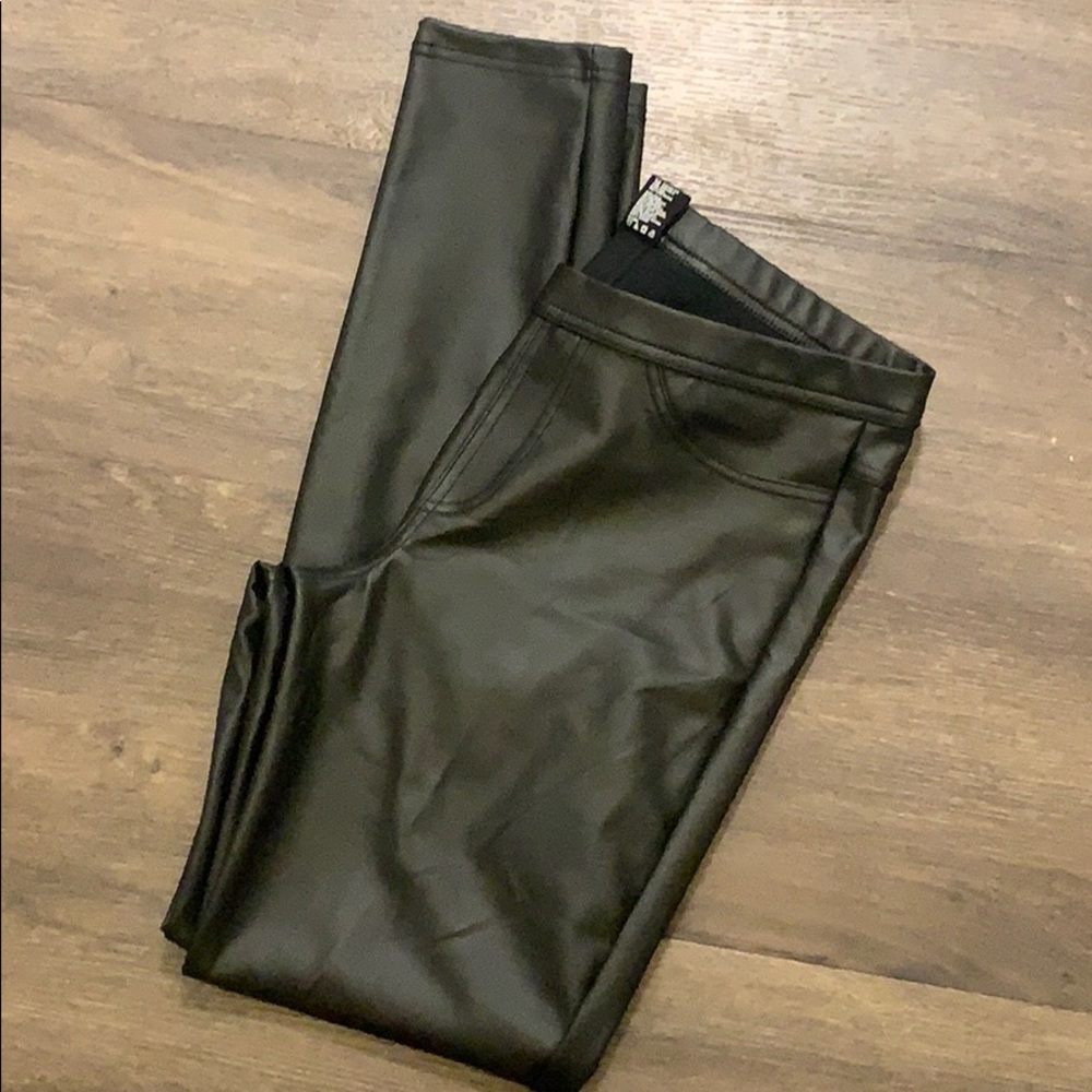 Pleather leggings